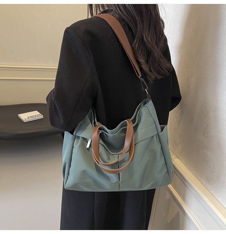 Multi Functional Tote Bag: Durable Nylon Work & Daily Shoulder Purse, Large Capacity Handbag Crossbody Bags for Women Daily Use