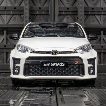Maisto 1/24 GR Toyota Yaris Carro de Liga Leve Modelo Diecast Veículos de Metal Modelo de Carro Alta Simulação Escala em Miniatura Brinquedo Infantil de Presente