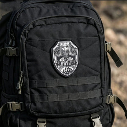 Tarkov Embroidered Patch Knight MMAC Black Division Bogatyrs Tactical Armband Velcros Patches for Clothing Backpack Accessories