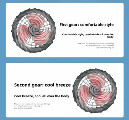 Summer Cooling Jacket Men's Hooded Fan Jacket Heat Resistant Fan Air Conditioner Clothes Breathable Outdoor Fishing Fan Workwear