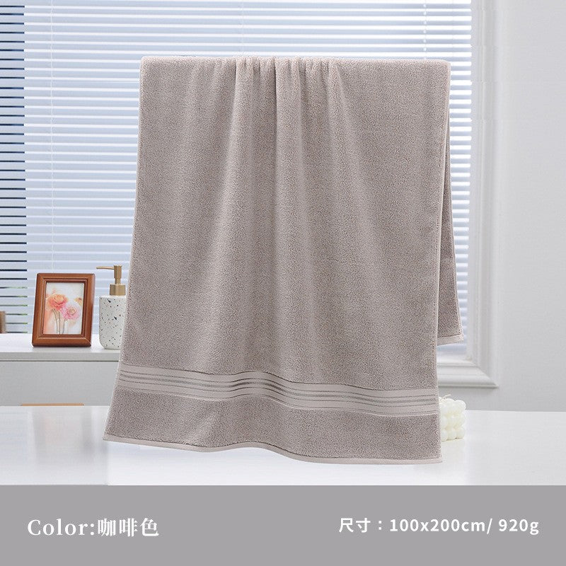 100x200cm Cotton Large Size Bath Towel for Adults High absorbent Shower Towels Home Bathroom Hotel Spa and beauty salon towels