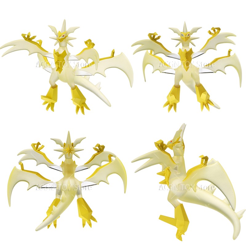 Bonecos e figuras de ação Pokémon TOMY originais: Zacian, Zamazenta, Reshiram, Arceus, Lunala, Rayquaza, Giratina, Zygarde, Palkia, Kyogre - Brinquedos de PVC