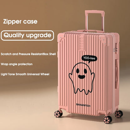 2025 New Suitcase ABS Durable Large Capacity Suitcase 20/22/24/26/28-inch Men's Carry-on Roller Suitcase Travel Check-in Case
