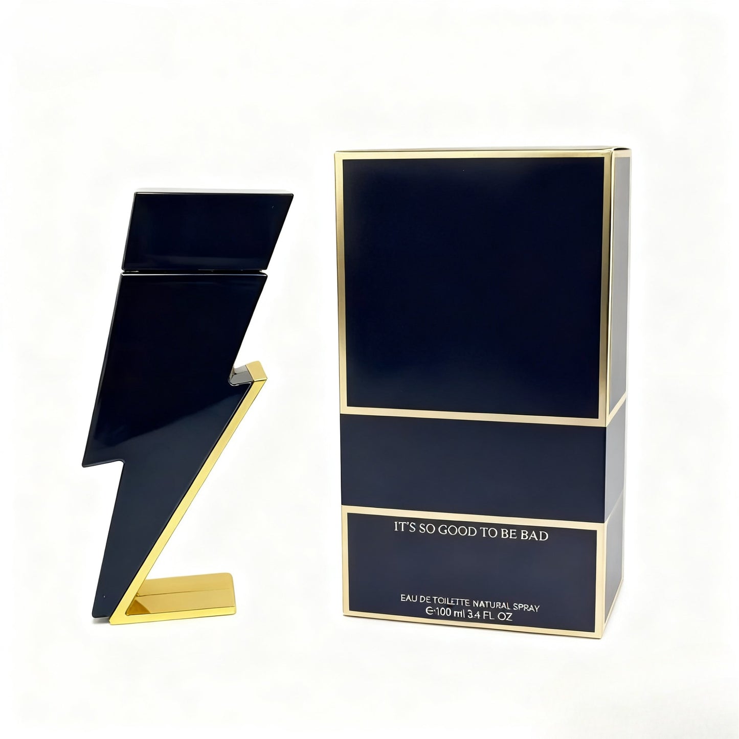 100ML Brand Bad Boy Eau de Toilette for Men-Leather & Cannabis Scent, Bold Masculine Long Lasting Perfume Cologne, Gift for Him