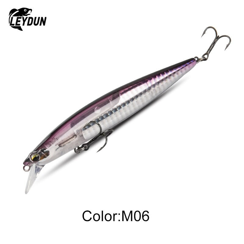 Floating Sea Bass Fishing Lures Baits 130mm 20g Minnow Lures with Flash Blade Hard Lure Good Action Wobblers Tackle Pike