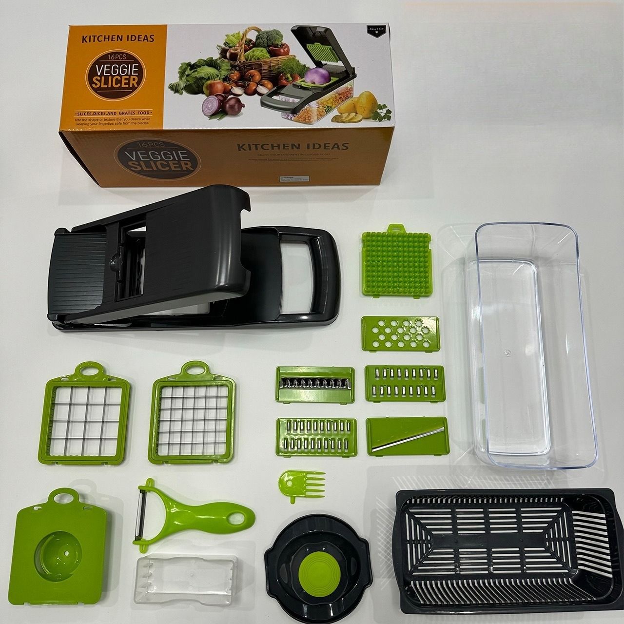 Multi-functional vegetable cutter, kitchen household, potato shreds, shredded and diced, radish grater, slicer