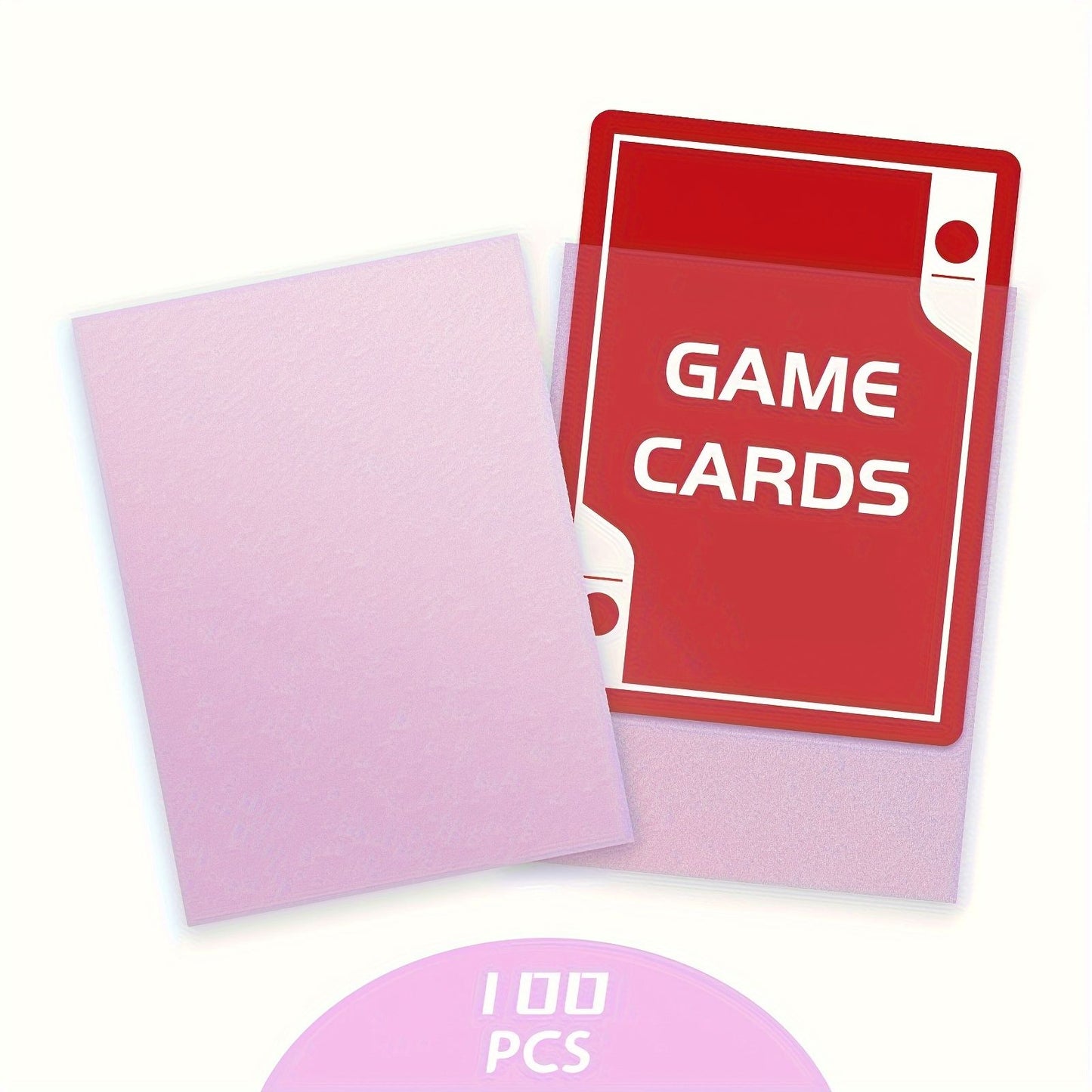 100 Unidades de Protetores de Cartas, Protetores de Cartas Foscos para Cards de Tamanho Padrão, Compatível com Magic Yugioh e Cards TCG 6691