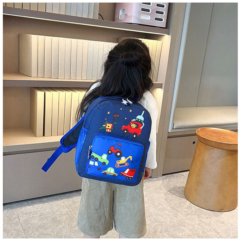 MILANCEL Nova Bolsa Infantil para Meninos Desenho Animado Crianças Fofo Jardim de Infância Mochila Carro Meninas 2 Cores Bolsa de Ombro