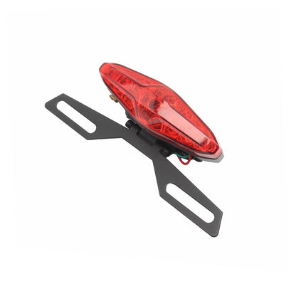 Luz Traseira de LED Universal 12V para Motocicleta, Luz de Freio, Luz Traseira Retrô, Luz de Condução Adequada para a Maioria das Scooters, Motocross, Peças de Quadriciclos