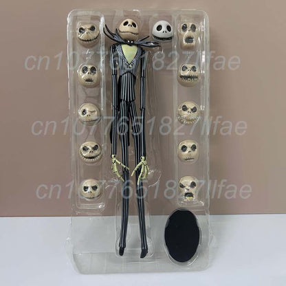 The Nightmare Before Christmas Jack Skellington Action Figure 12 Face Jack Jack Chair Special Version Model Toys Christmas Gift