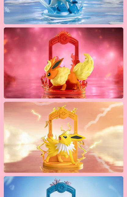 9 Figuras de Pokémon Eeveelution Espeon Sylveon Glaceon Leafeon Vaporeon Umbreon Flareon Anime Figure Pocket Monster Brinquedo