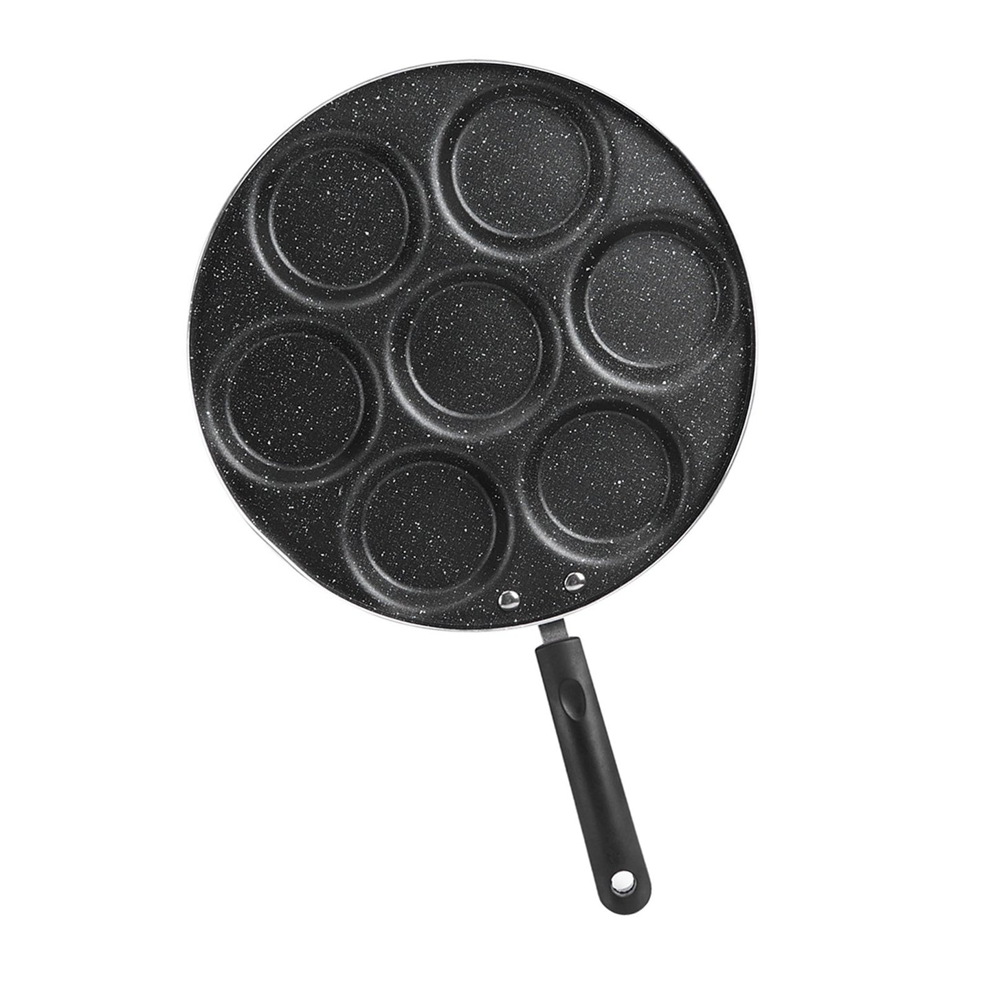 7 Holes Frying Pan Non Stick Fried Eggs Cooking Pan Burger Mold Household Kitchen Cookware