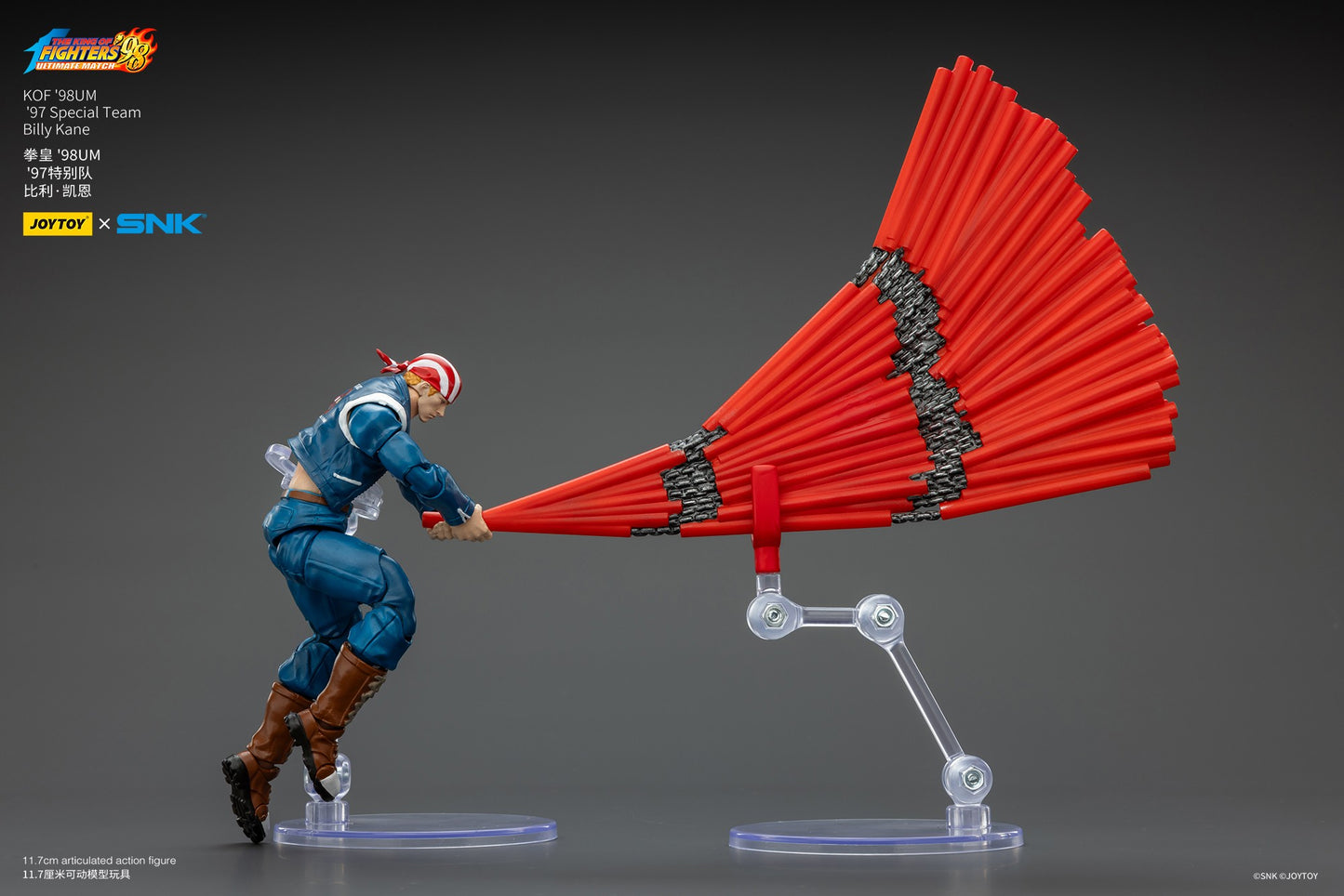 [Pré-Venda] Bonecos de Ação JOYTOY SNK 1/18 KOF 98UM 97 Special Team Ryuji Yamazaki Billy Kane Blue Mary - Brinquedos Colecionáveis