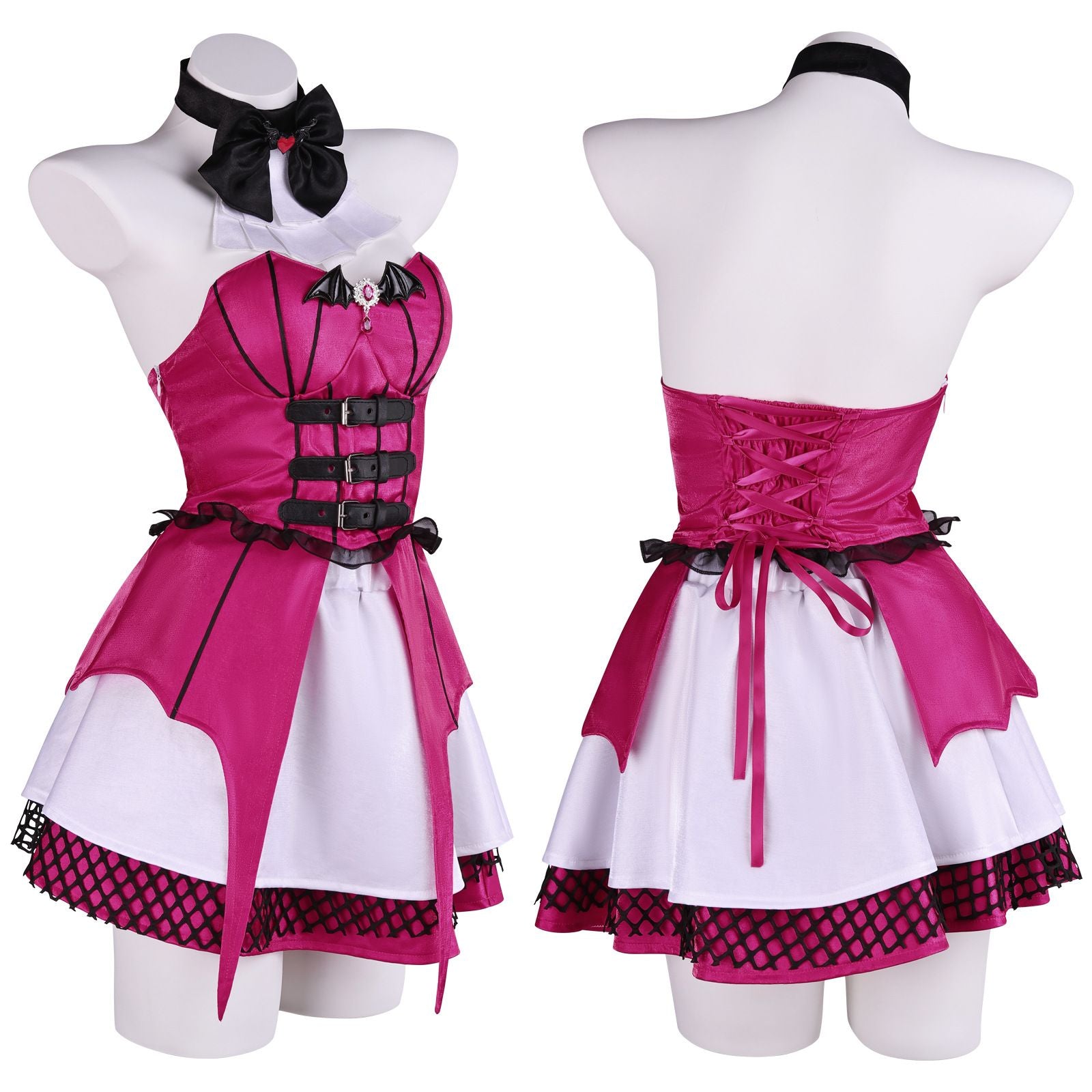 Draculaura Cosplay Costumes Anime Monster School Role Play Uniform Halloween Carnival Party Outfit For Women