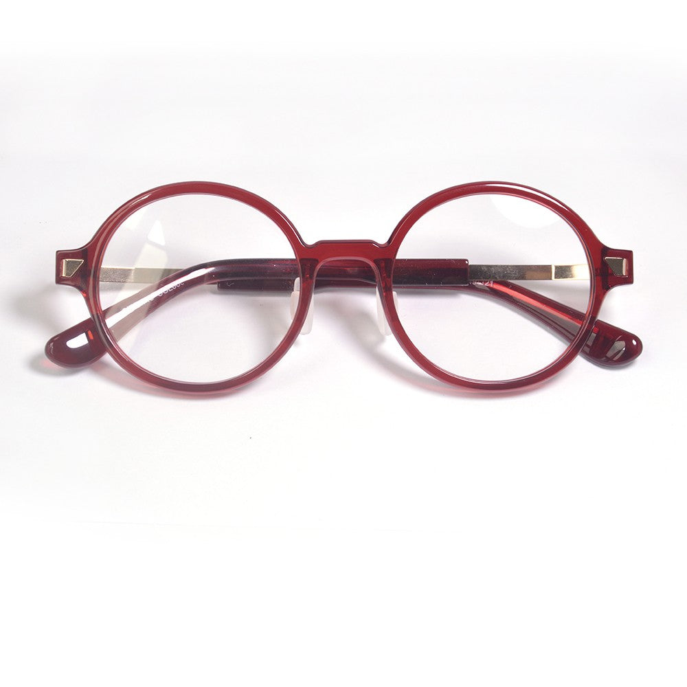 Óculos de Grau de Acetato Redondos Grandes da Moda para Mulheres Óculos Redondos de Tamanho Grande para Homens Design Alemão Flexível com Grau