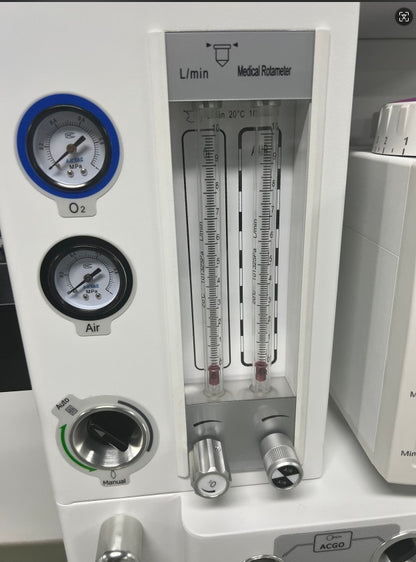 Máquina de Anestesia Veterinária Integrada DA1200V9 com Aquecimento de Circuito Respiratório para Animais de Estimação e Fonte Dupla de Ar Inteligente