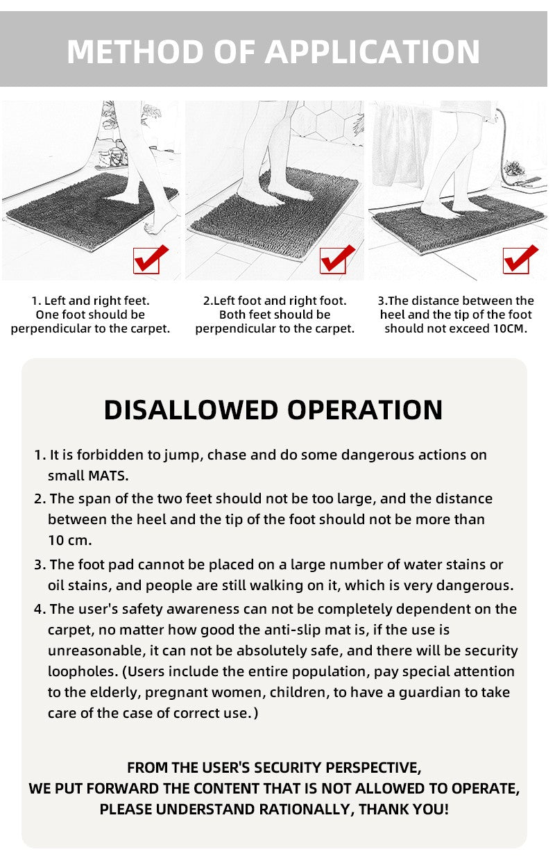 1 Set of Solid Color Simple Bathroom Water-absorbing and Non-slip Floor Mat Stone Pattern, Comfortable and Soft, Three-piece Set