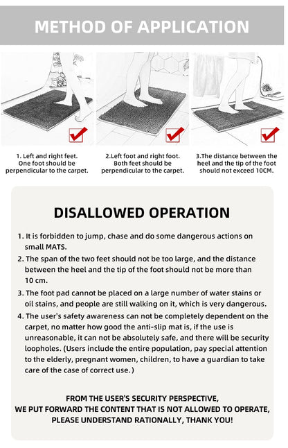 1 Set of Solid Color Simple Bathroom Water-absorbing and Non-slip Floor Mat Stone Pattern, Comfortable and Soft, Three-piece Set