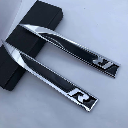 2 adesivos de carro Golf R para beleza exterior automotiva, modificação de carro MK2-8