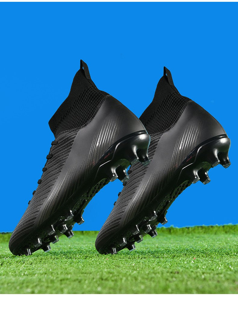 Men Fast Soccer Shoes Professional TF/FG Indoor Futsal Football Field Boot Unisex Society Cleats Long Spikes Sneaker Comfortable