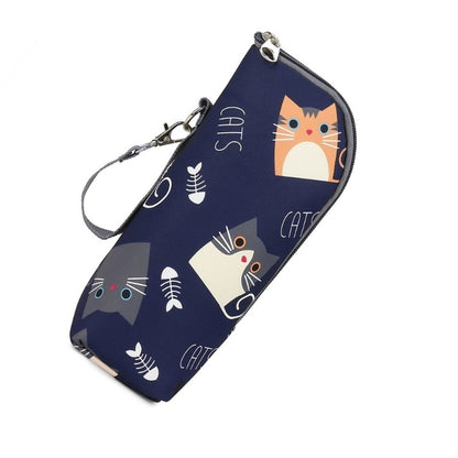 Baby Milk Bottle Insulation Bag Printed Travel Carry Case Portable Feeding Bottle Thermal Handbag Strollers Hanging Bag