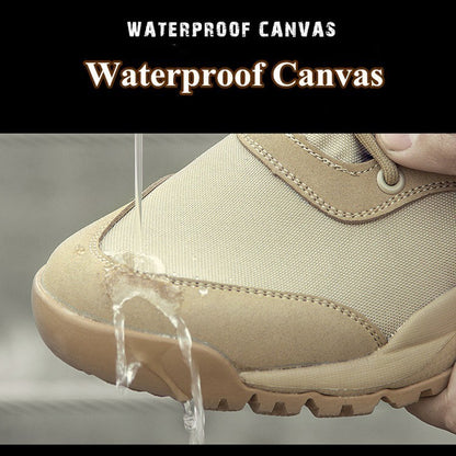 Bota Tática Leve de Verão para Combate Masculina e Feminina, Treino de Escalada, Impermeável, Caminhada ao Ar Livre, Sapatos de Malha Respirável