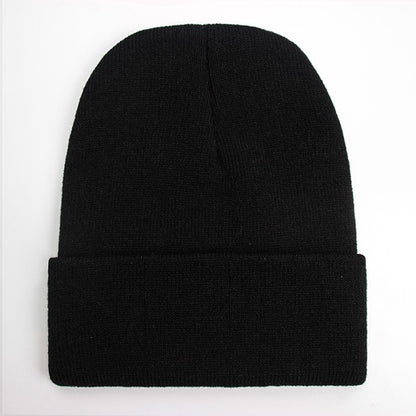Touca Sólida Unissex Outono Inverno, Mistura de Lã, Macia e Quente, Boné de Tricô Masculino Feminino, Gorro, Toucas de Esqui, 24 Cores