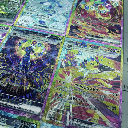 Anime Eeveelution Card Sv8 Eevee Umbreon Sylveon Leafeon Vaporeon 151 Alta Qualidade Trading PTCG Hobby Cartão Colecionável Presente