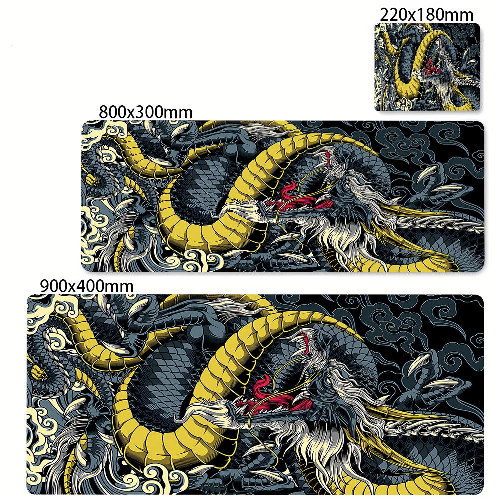 Gaming Mouse Pad Large Dragon Gamer Mousepad Computer Gaming Table Carpet Desk Mat XXL 800x300mm Mouse Mat Rubber Keyboard Pads