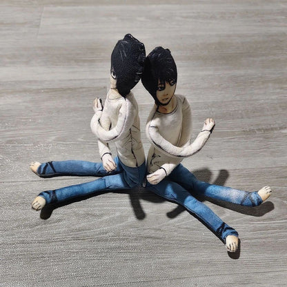 HOT Anime Michael Jackson Cosplay Prop Doll Plush Stuffed Figure Dolls Room Decoration Abstract Joint Mobility Props Gift