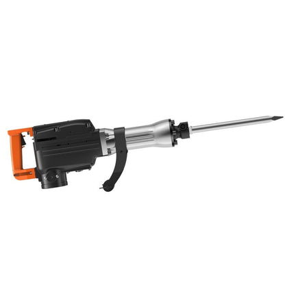 Martelo Demolidor Elétrico com Alça, de Longo Alcance, Impacto de Concreto, Motor Demolidor, Rompedor de Concreto 1350 BPM, 6p