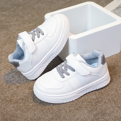 2025 Girl shoe spring Autumn Boy White Shoe Casual Running kid Shoe Anti Slip Soft Sole Sneaker kid tenis Hot selling item