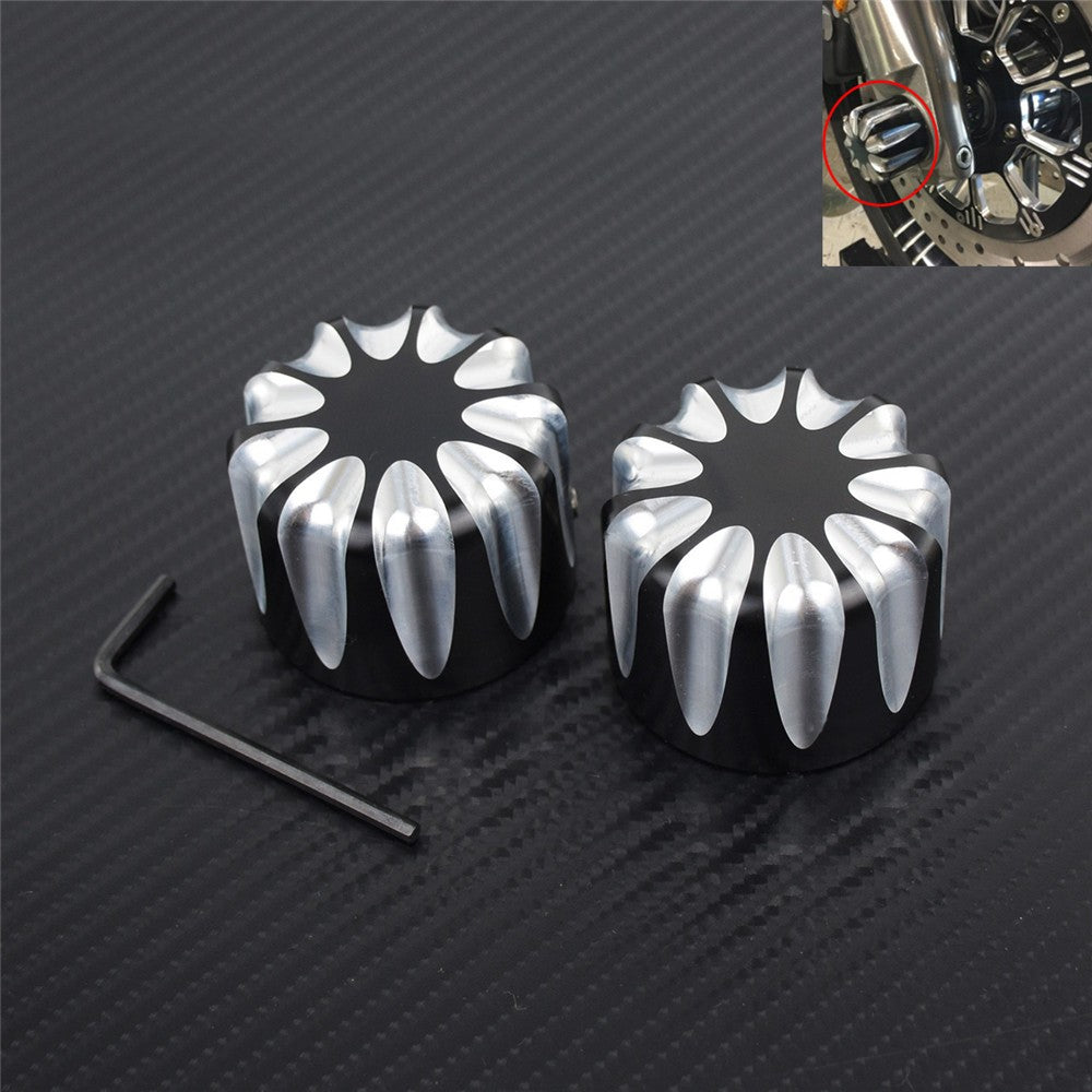 Tampa de Porca do Eixo Dianteiro de Motocicleta 29mm para Harley Sportster XL883 1200 Touring Wide Glide Dyna Fat Bob Softail Dyna VRSC
