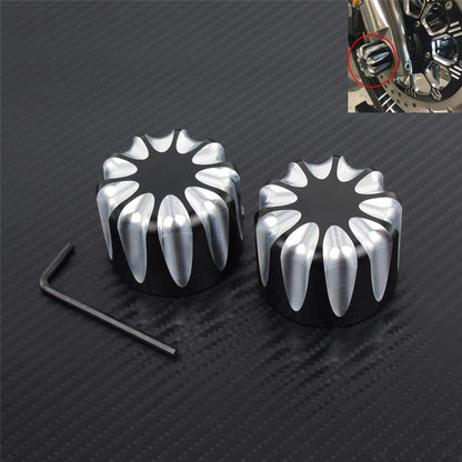 Tampa de Porca do Eixo Dianteiro de Motocicleta 29mm para Harley Sportster XL883 1200 Touring Wide Glide Dyna Fat Bob Softail Dyna VRSC