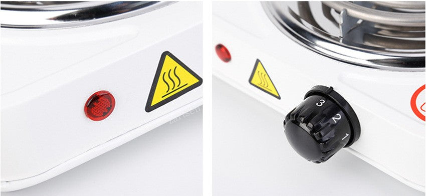 Fogão Elétrico 220V 500W Chapa Quente Queimador de Ferro Cozinha Doméstica Aquecedor de Café Eletrodomésticos Plugue UE