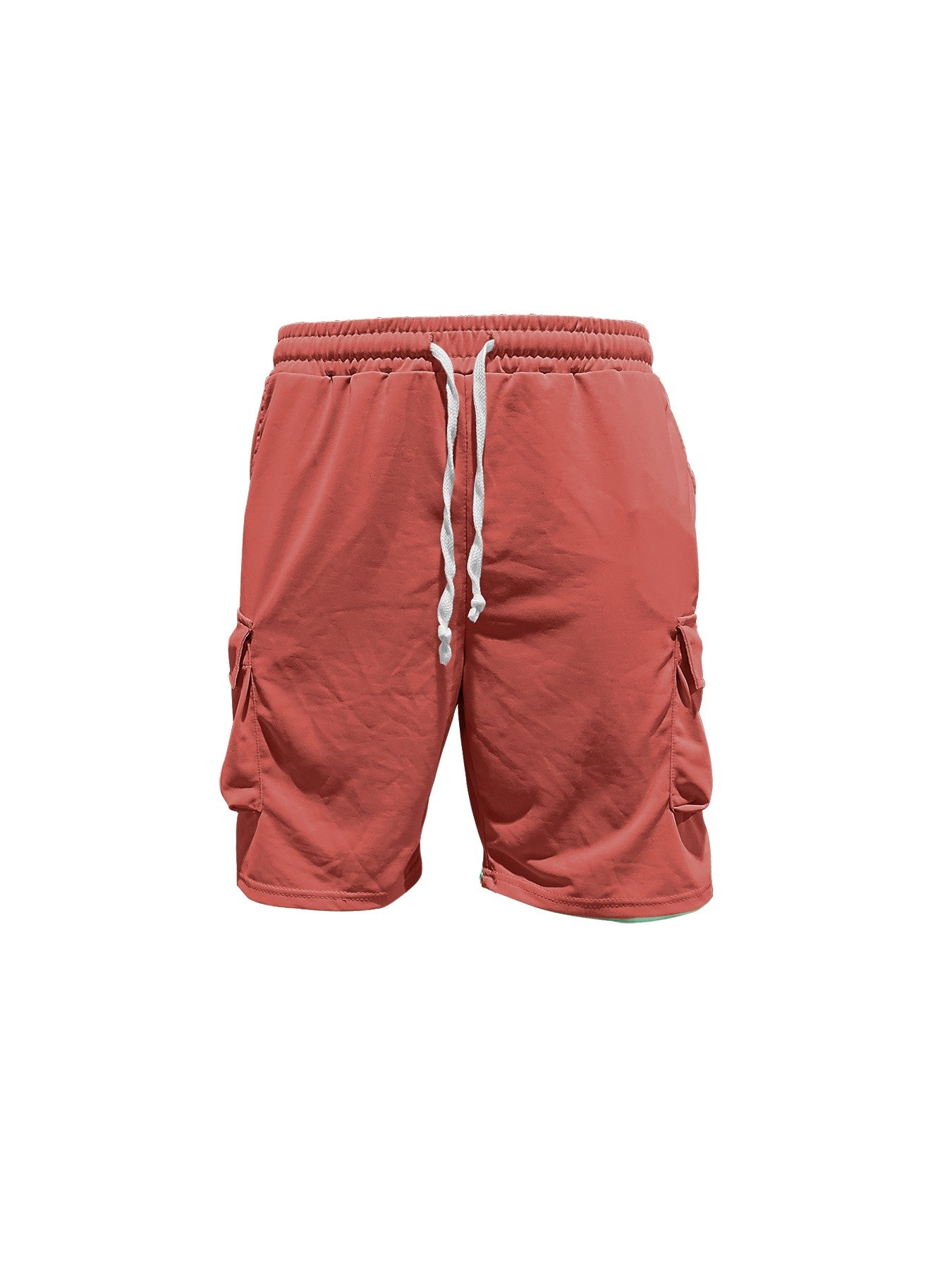 Summer new men's round neck short sleeve T-shirt shirt shorts two-piece suit loose large size ice