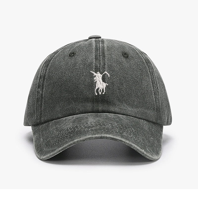 Embroidery design Grim Reaper Japan Baseball Caps Men Women soft cotton Washed soft Adjustable sunbonnet Dad cap hats boys girls