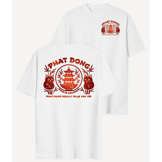 Phat-Dong Always Delicious Graphic Cotton T-shirt Unisex Summer Short Sleeve Fashion Brand Tee Luxury Casual Vintage Retro Tops