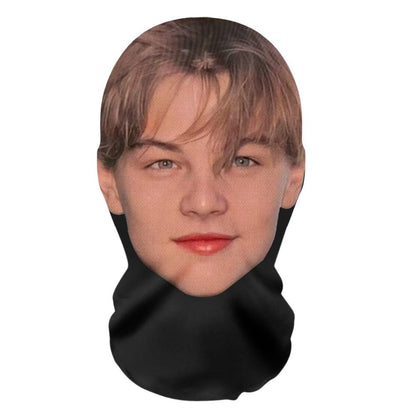 John Pork Smiling Interesting 3D Printed Seamless Mask Head Cover Party Cosplay Props UV Protection Shield Ronaldo Pattern Gift