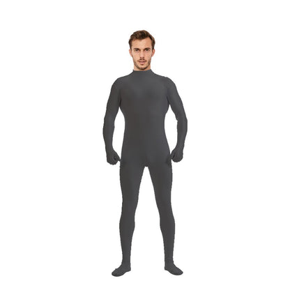 Adult Spandex Full Body Skin Tight Jumpsuit Zentai Suit Bodysuit Halloween Costume Women Men Dance Unitard Party Dancewear