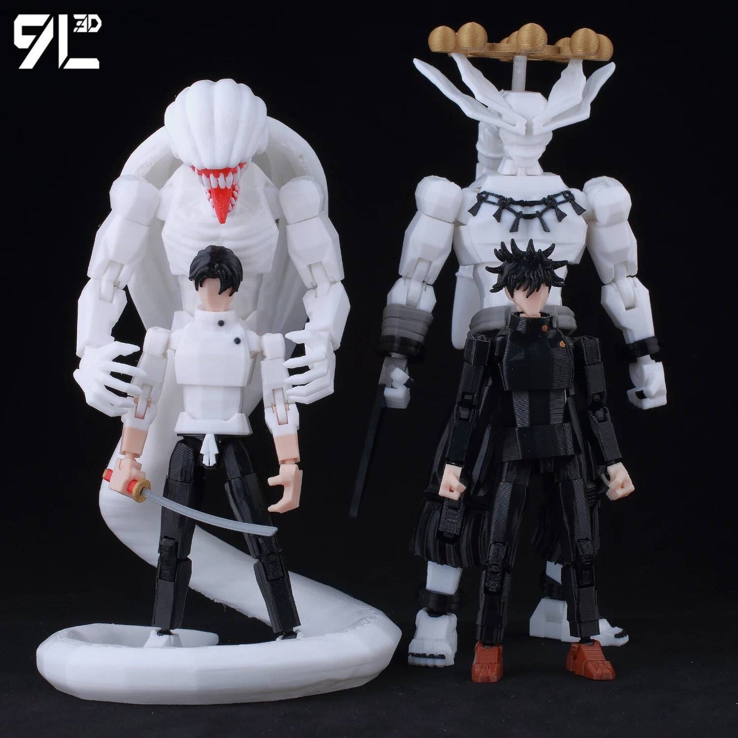 ?9L3D Lucky13 Gojo Sukuna Jujutsu Fushiguro Toji Gojo Satoru Action Figure Dummy13 T13 Multi-Jointed Collectible Toys Titan13