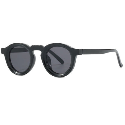 Round Sunglasses Women Men Punk Shades  Retro Trending Sun Glasses Clear Lens Frame UV400 Female Oculus Gafas