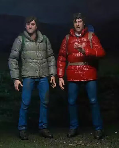 NECA Original Um Lobisomem Americano em Londres David Jack 2-pack Anime Action Figure Modelo de Brinquedo Presentes de Ano Novo e Aniversário