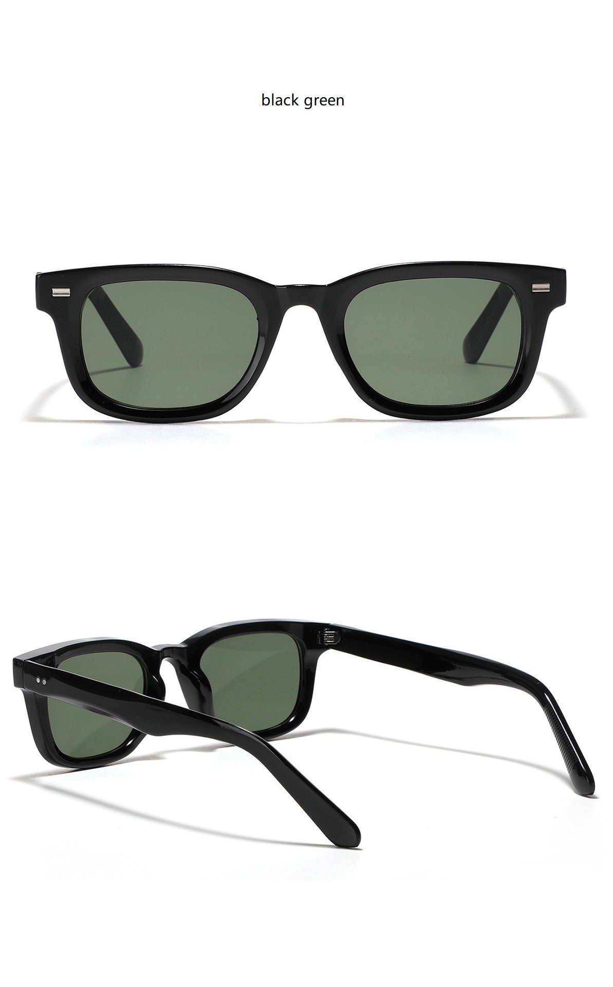 Óculos de sol retrô pequenos quadrados femininos e masculinos com rebites, lentes laranja, moda, óculos de sol de luxo, UV400, marca Oculus, óculos femininos Gafas