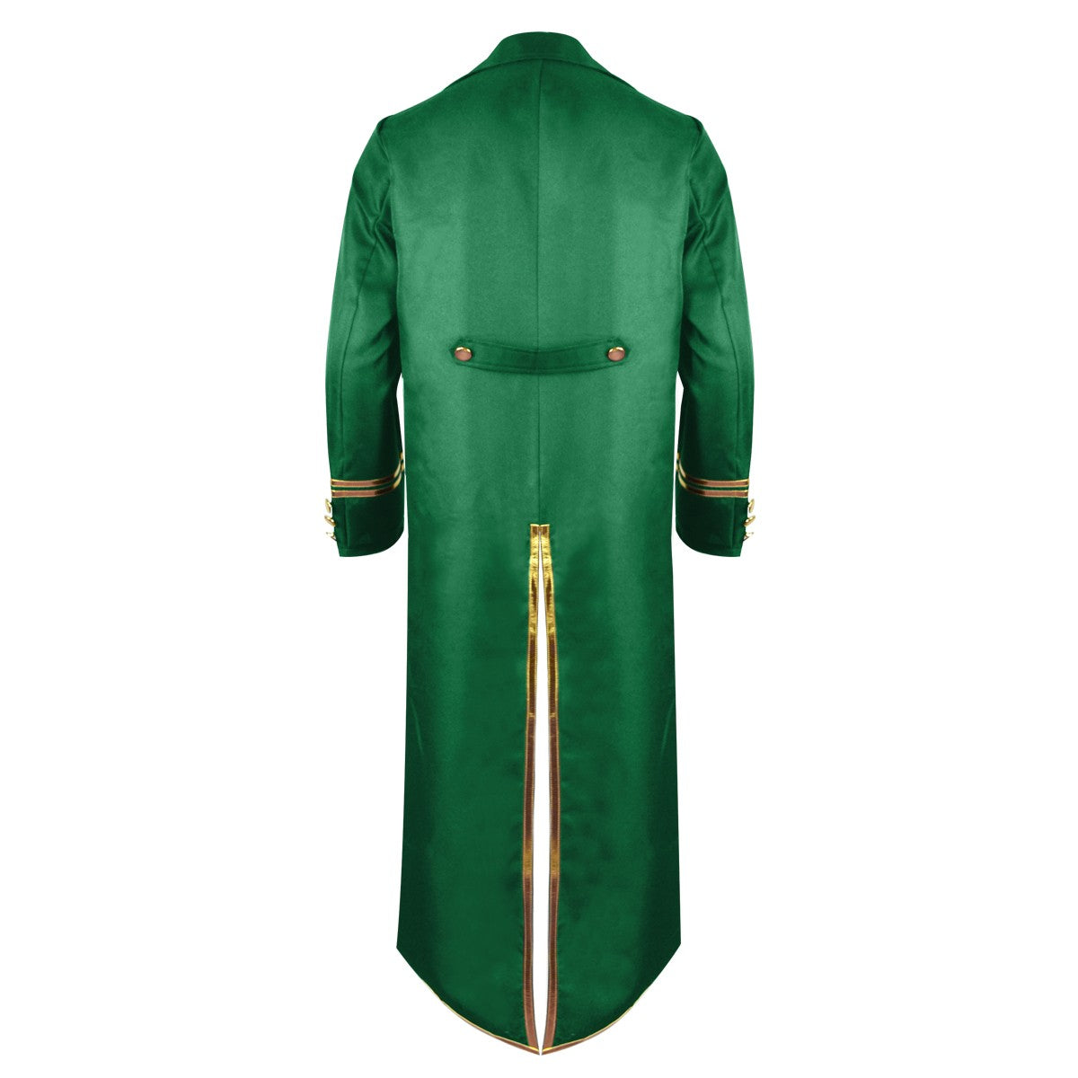 Halloween Costume Men Tuxedo Medieval Vintage Costume Male Mid-Length Punk Vintage Gilt Tuxedo Stage Performance Clothing