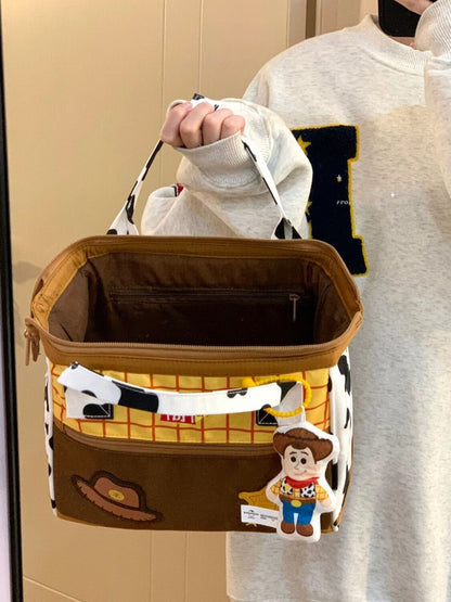 Disney Toy Story Handbag Buzz Lightyear Hoodie Cute Shoulder Bag Crossbody Large Capacity Tote Bag