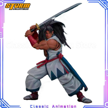 ?Original?Storm Toys SNK Samurai Shodown Haohmaru Original Color&Blood Version 1/12 Action Figure Model Toy