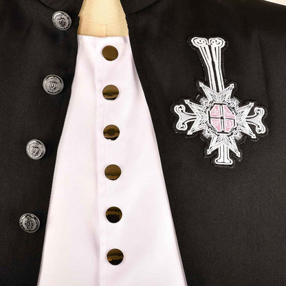 Fulujiacos Ghost Cosplay Costume Alpha and Omega Papa Emeritus Cosplay Costume uniform Suit Halloween Stage Show Roleplay Men