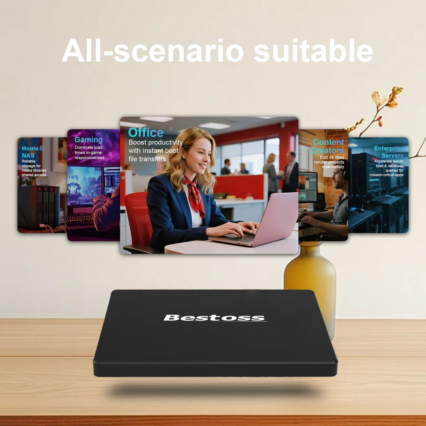 SSD Bestoss 2.5 polegadas SATA 3 120GB 128GB 240GB 256GB 480GB 512GB 960GB 1TB disco rígido interno SSD