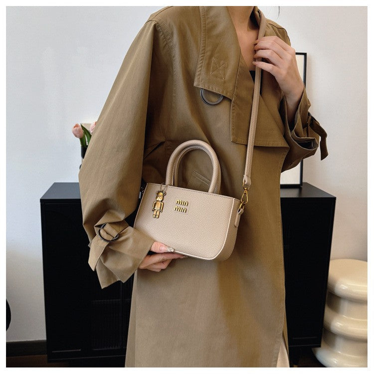 2025 New Trendy Women's Small Square Bag Minimalist Luxury Shoulder Bag for Mobile Phone Girl Fashion Crossbody Pouch Purse